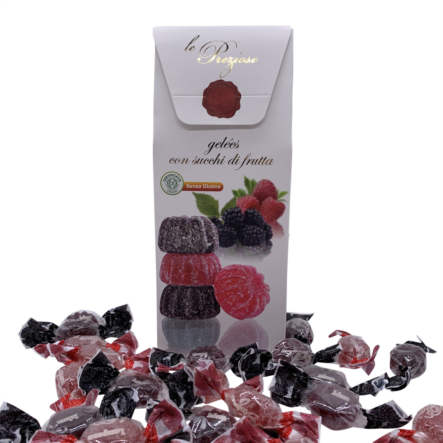 Le Preziose Italian Fruit Jelly Sweets With Fruit Juice Le Preziose