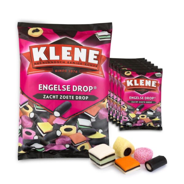 Klene Licorice Licorice allsorts Mix of Large Pieces of Dutch