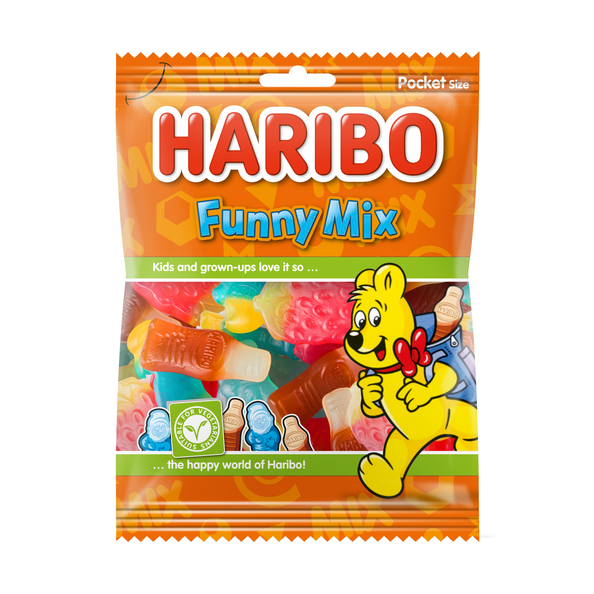 HARIBO Candy | HARIBO Funny Mix Bags | Pack of 28 | HARIBO Gummies ...