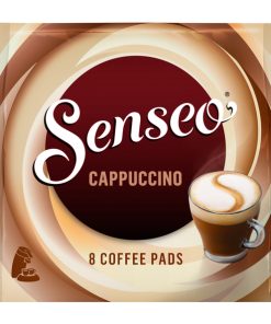 Senseo Coffee Pods, Douwe Egberts Senseo Cappuccino (10X 8 Pads), Pack of  10, Senseo Pods