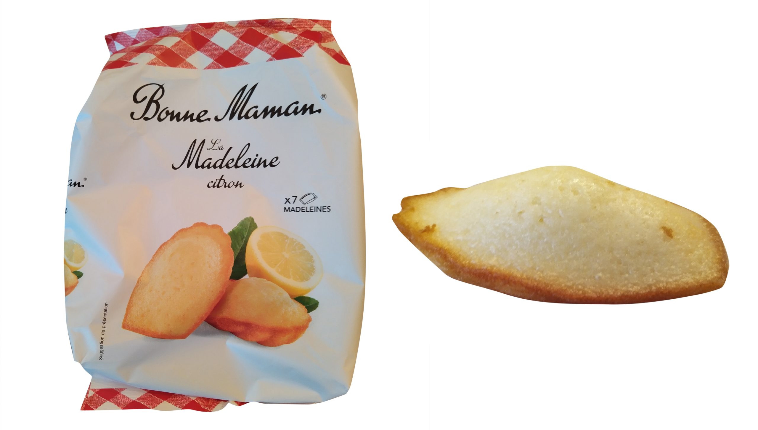 Madeleine Cookies Lemon, French Madeleines Bonne Maman Citron, Madeline  Cookies, Pack of 7 Bonne Maman Madeleines
