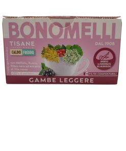 Bonomelli Tisane Gambe Leggere Herbal Tea 16 filters – Italian Gourmet UK