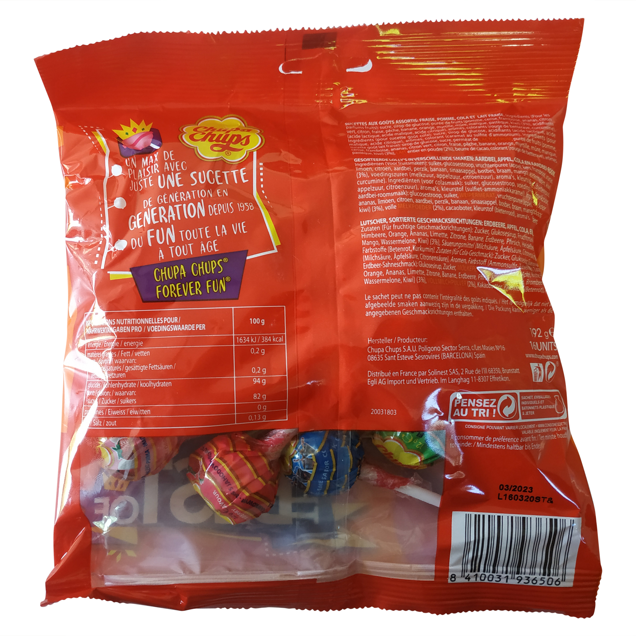 CHUPA CHUPS Surprise Lolli Pop 16/12g – EuropaMarketCA