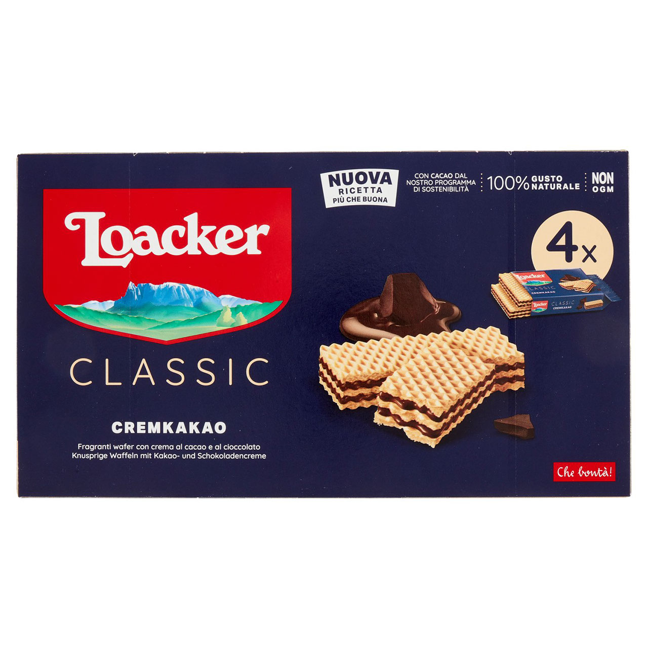Loacker Wafers Loacker Wafer Classic Cremkakao Wafers With Chocolate 