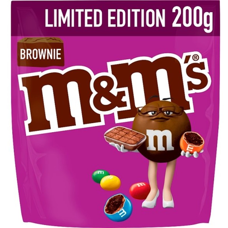 m&m brownie