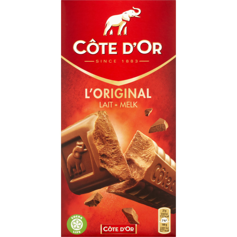 Côte D'Or Chocolate, Côte D'Or L'Original Chocolate Bar Milk, Belgian  Chocolate, Cote D'Or Chocolate