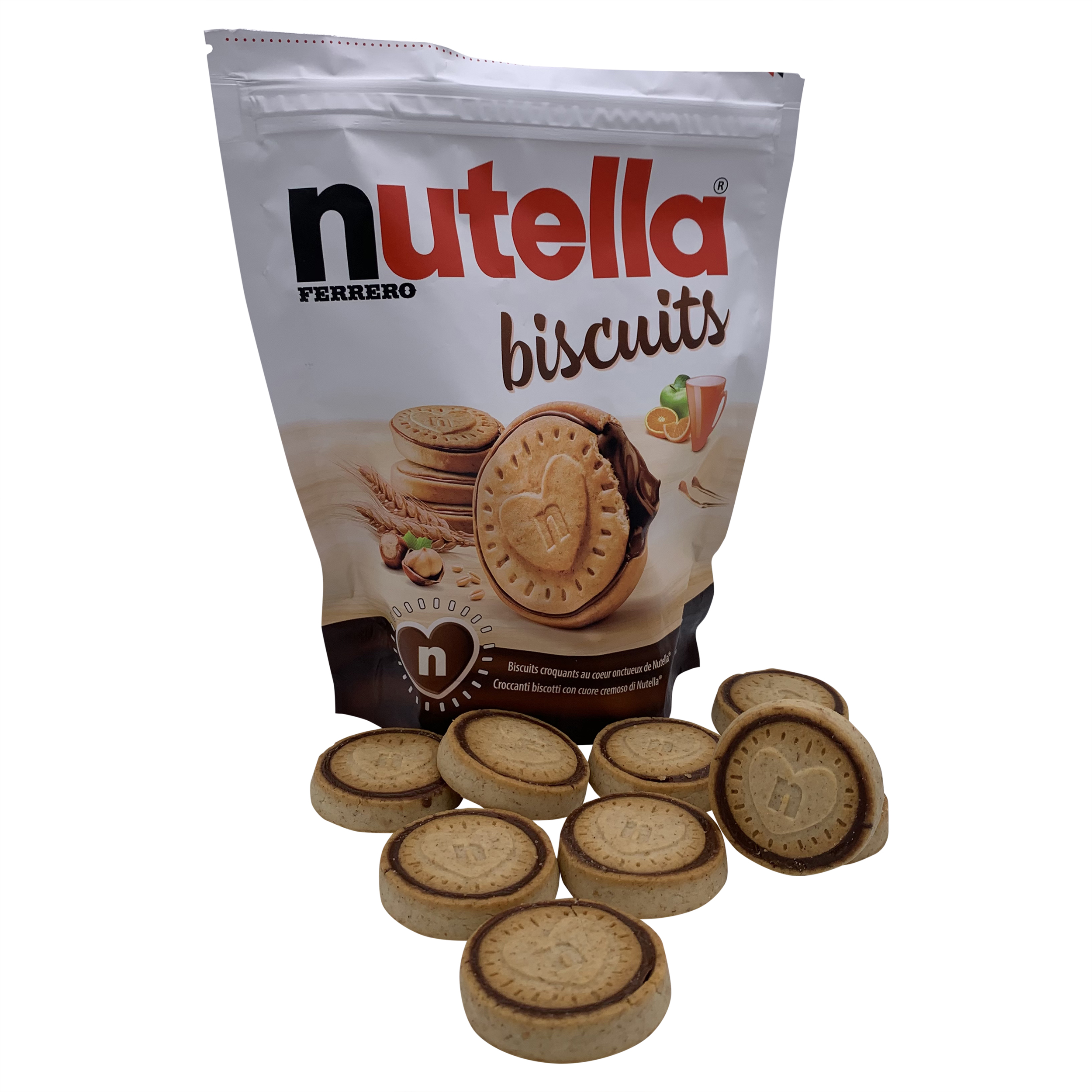 Nutella Biscuits Resealable Bag, Nutella Biscuits Cookies Ferrero, Ferrero  Nutella biscuits, Nutella Biscuits Italian