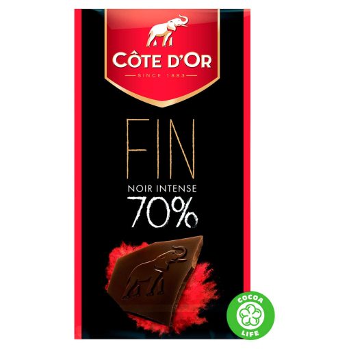 Côte D Or Belgian Chocolate Fin Intense Dark Chocolate Tablet Extra