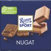 새로운 디자인: RITTER SPORT Nugat 250g, 크리미한 고급 누가, 골드갈색으로 구운 헤이즐넛 에델누가, 강렬한 견과류 맛이 있는 XXL 초콜릿 보드