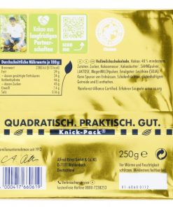 Ritter Sport Goldschatz - Gold Treasure Milk Chocolate Bar