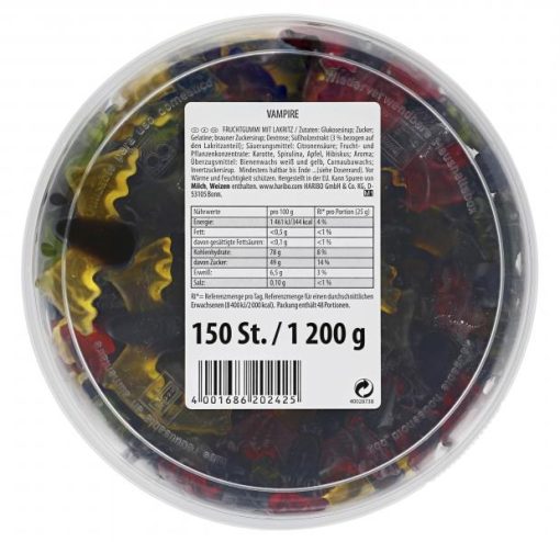 Haribo Candy Haribo Vampires Haribo Gummies Haribo Gummi Candy 423 Ounce Total World 3522