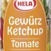 Ketchup au curry Hela | Ketchup doux | Sauce au curry Hela | Ketchup au curry Hela Gewurz | 28,2 onces au total