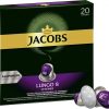 Jacobs Coffee | Capsules de café Jacobs Lungo 8 Intenso 20 Nespresso | Jacobs Kaffee | Jacobs Kronung | 3,6 onces au total