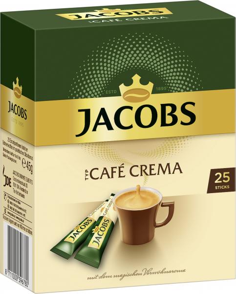 Jacobs Coffee  Jacobs Soluble Coffee Café Crema, 25 Instant