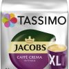 Discos de café Tassimo | Cápsulas Tassimo Jacobs Caffè Crema Intenso Xl, 16 cápsulas de café | Cápsulas de café Tassimo | Cápsulas Tassimo | 5 onças no total