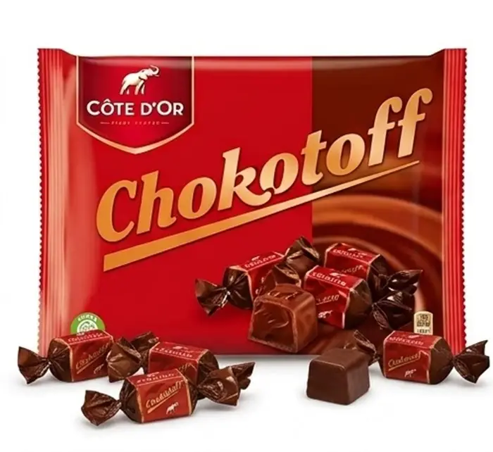 Côte D Or Belgian Chocolate | Chokotoff Milk Chocolate Caramel Toffees | Côte D'Or Chocolates | Belgian Chocolates Made In Belgium Côte D'Or | 17,6 Ounce Total