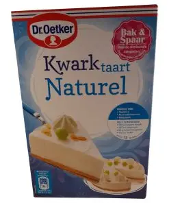 Kuchenbackmischung | Käsekuchen-Geschmack | Dr. Oetker Käsekuchen-Backmischung Natur | Käsekuchen-Backmischungen | Gesamtgewicht 14,39 Unzen