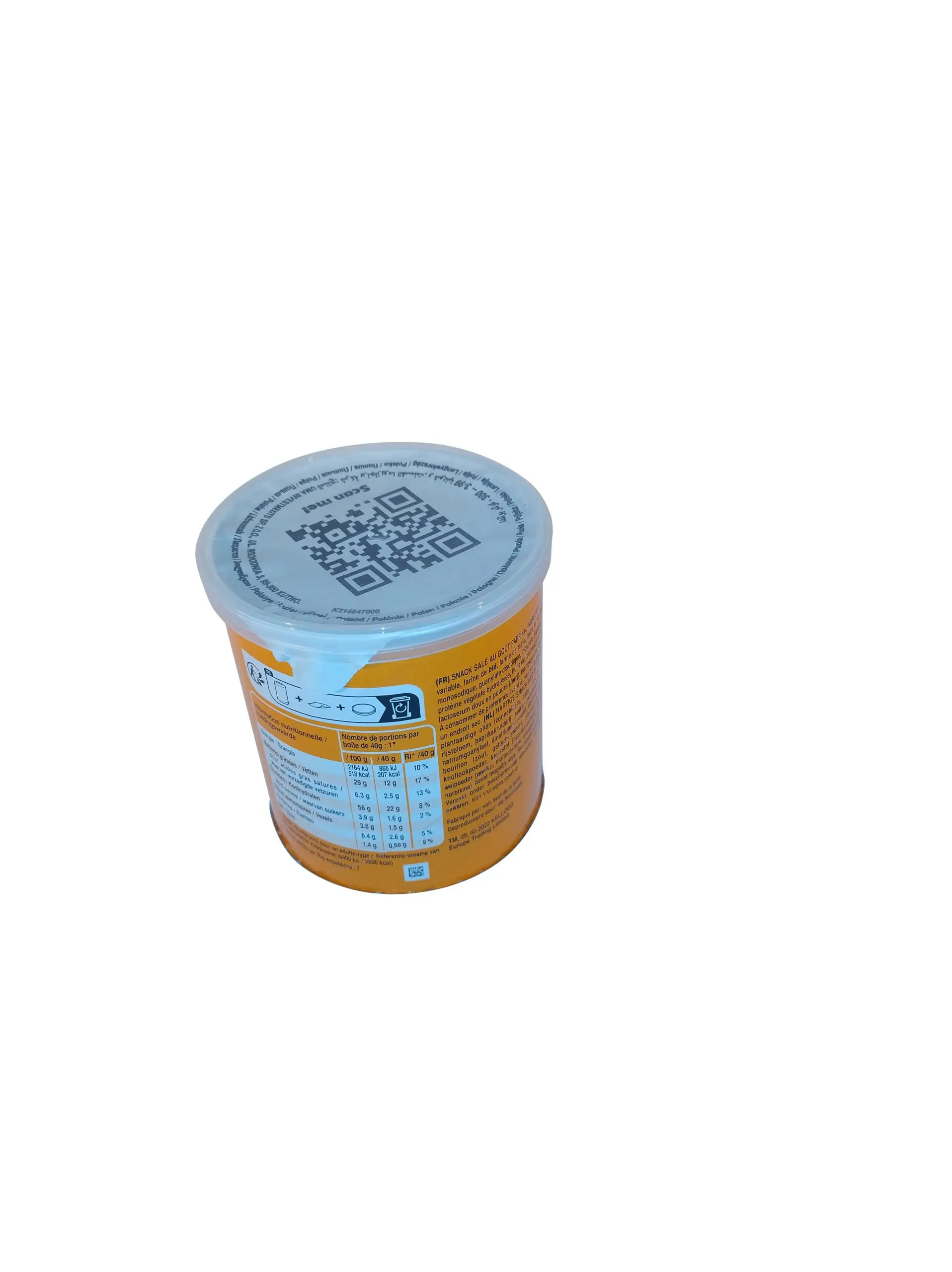Pringles Paprika | Pringles Pimentão | Embalagem com 12 latas pequenas | Multipack Pringles | Batatas fritas Pringles | 16 oz | 480 g - Image 7