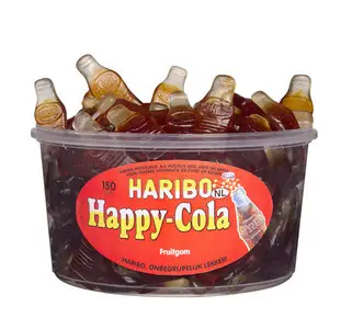 Doces HARIBO | HARIBO Happy Cola Silo | Embalagem de 150 | Gomas HARIBO | Doces HARIBO