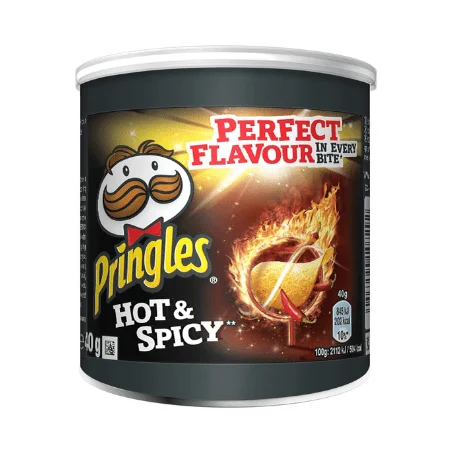 Pringles Picantes | Pringles Picantes e Apimentadas | Embalagem de 12 Latas Pequenas | Multipack Pringles | Batatas Fritas Pringles | 16 Oz | 480 Gr