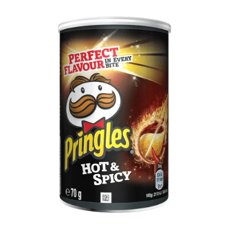 Pringles Hot | Pringles Hot and Spicy | Embalagem com 12 latas médias | Multipack Pringles | Batatas fritas Pringles | 29 oz | 840 g