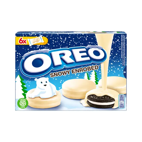 Oreo Enrobed White | Oreo White | Pack of 10 | Oreo Bulk Pack | Oreo White Chocolate | 86 Oz | 2460 Gr