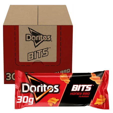 Doritos Crisps | Doritos Bits Twisties Honey Bbq Red | 30er-Pack | Doritos Chips | Doritos Nack Bags | 31 oz | 880 g