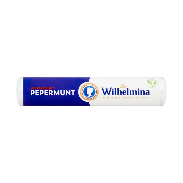 Wilhelmina Mints | Wilhelmina Peppermints | Embalagem de 24 rolos grandes | Pastilhas de hortelã holandesas | 34 oz no total | 960 g no total