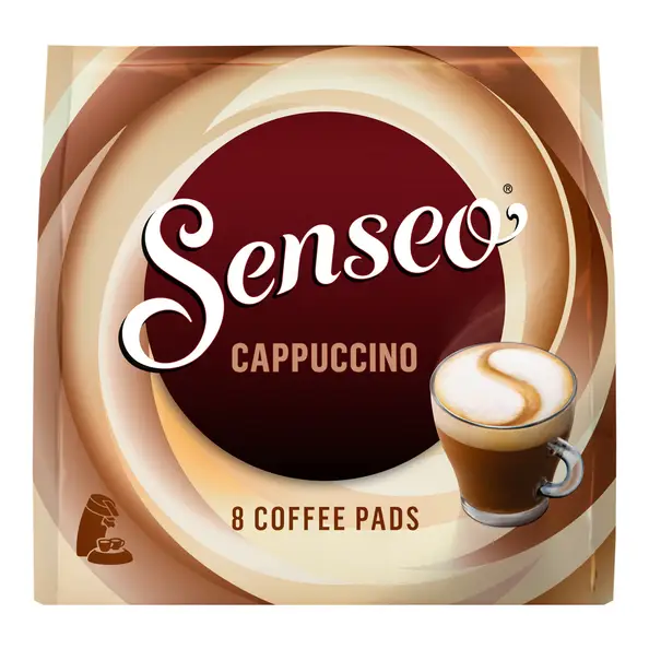 Cápsulas de café Senseo | Douwe Egberts Senseo Cappuccino (10 x 8 cápsulas) | Paquete de 10 | Cápsulas Senseo | Cápsulas de café Senseo