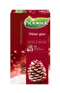 Chá Pickwick | Pickwick Professional Winterglow | Embalagem de 75 | Saquinhos de chá Pickwick | Chá holandês Pickwick | 5 oz | 150 g