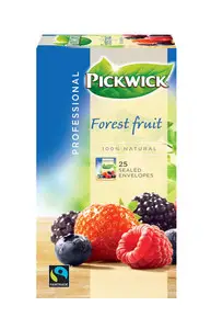Chá Pickwick | Pickwick Professional Frutos da Floresta Comércio Justo | Embalagem de 75 | Saquinhos de Chá Pickwick | Chá Holandês Pickwick | 3 Oz | 112,5 Gr