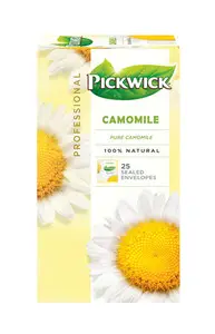 Chá Pickwick | Pickwick Professional Chamomile | Embalagem de 75 | Saquinhos de chá Pickwick | Chá holandês Pickwick | 3 oz | 112,5 g