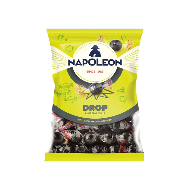 Doces Napoleon | Saco de Alcaçuz Napoleon | Embalagem de 12 | Alcaçuz Napoleon | Alcaçuz holandês | 63 oz | 1800 g