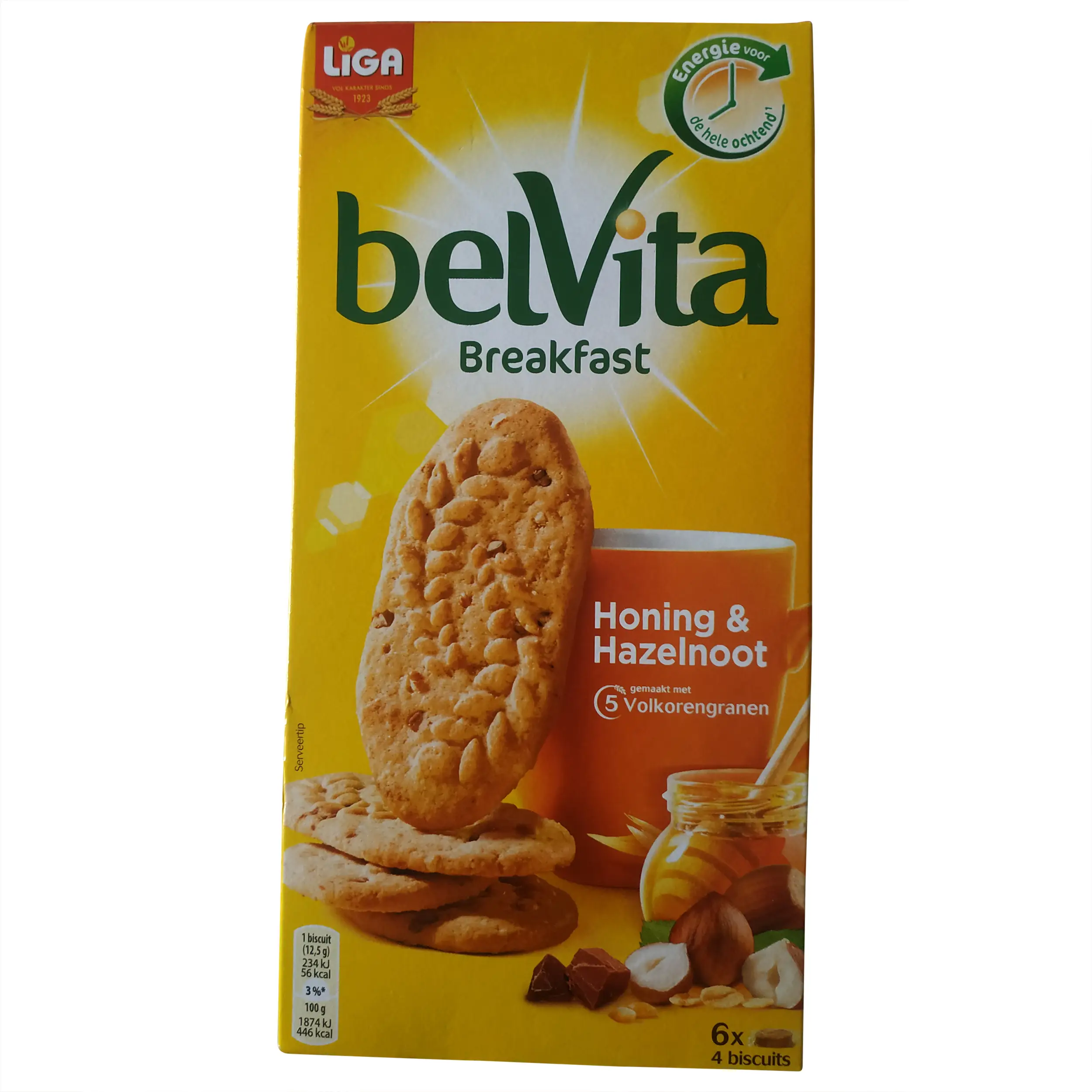 Belvita Frühstückskekse | Belvita Kekse | 6er-Pack Honig-Haselnuss-Kekse | Frühstückskekse | Gesamtgewicht 10,58 Unzen