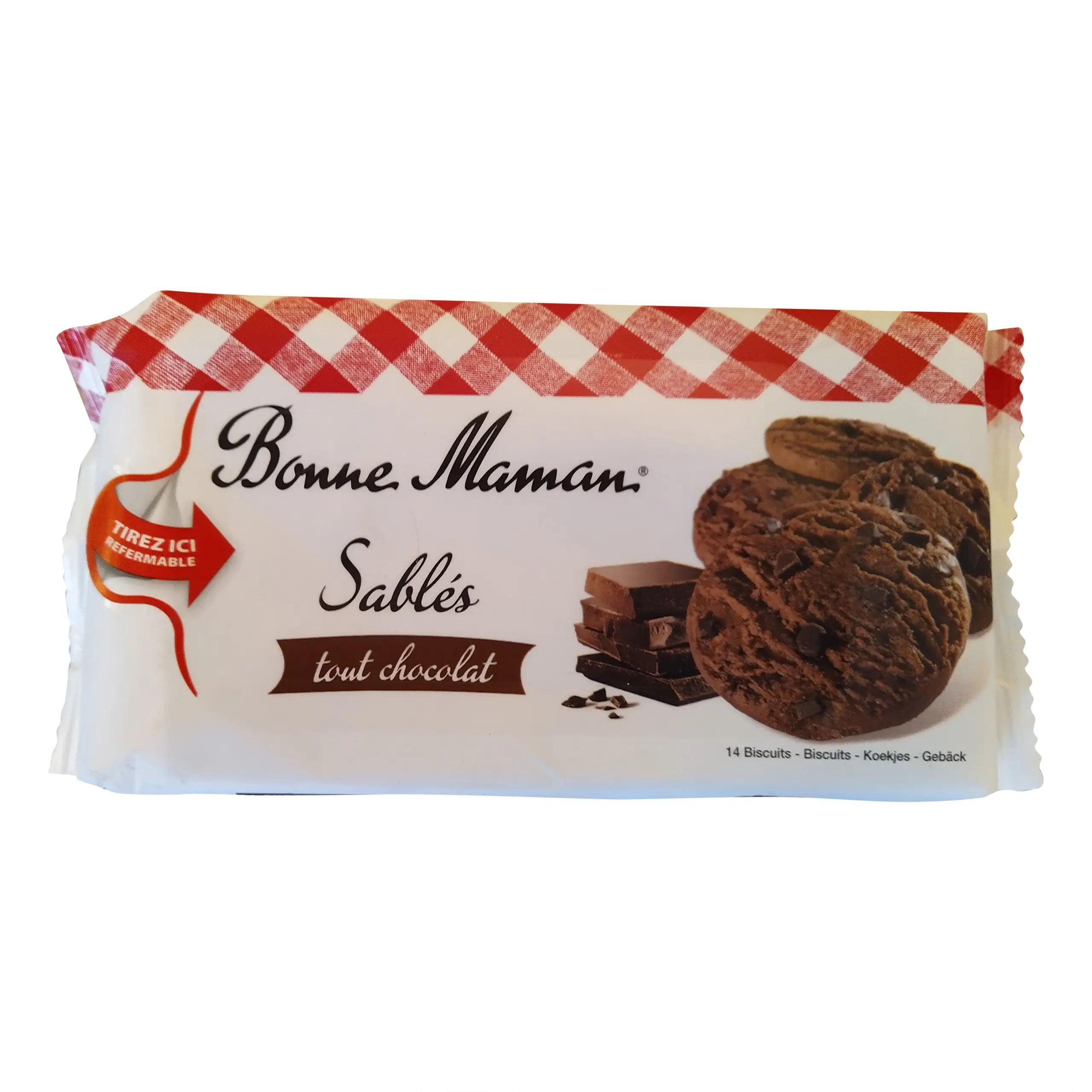 Bonne Maman Kekse | Französische Kekse  | Klassische Bonne Maman Schokoladen-Shortbread-Kekse | Französische Kekse | Gesamtgewicht 5,29 Unzen