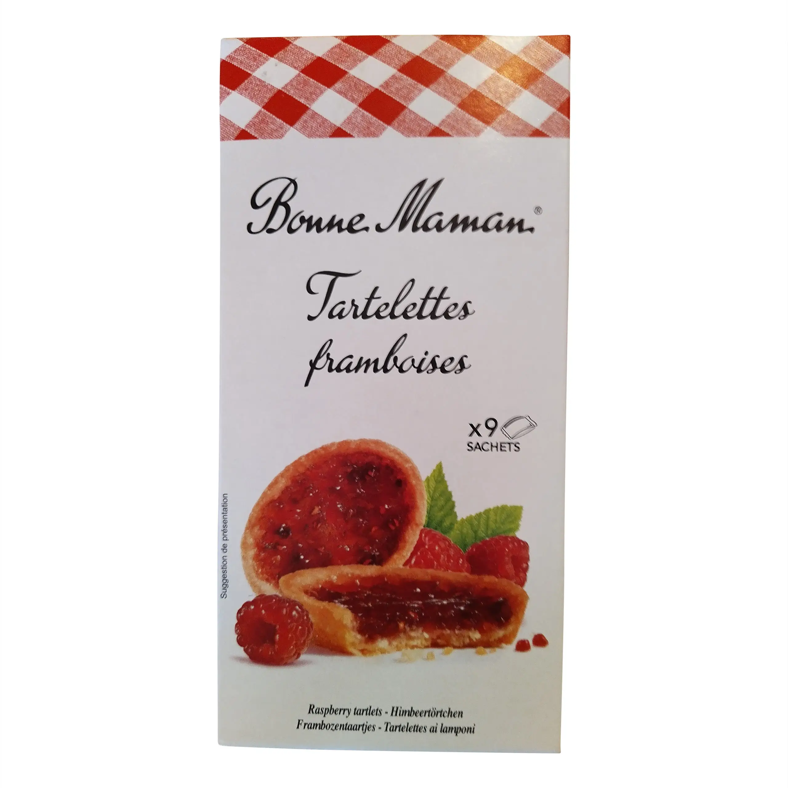 Bonne Maman Kekse | Französische Kekse | Leckere Bonne Maman Himbeertörtchen | Französische Kekse | Gesamtgewicht 4,76 Unzen