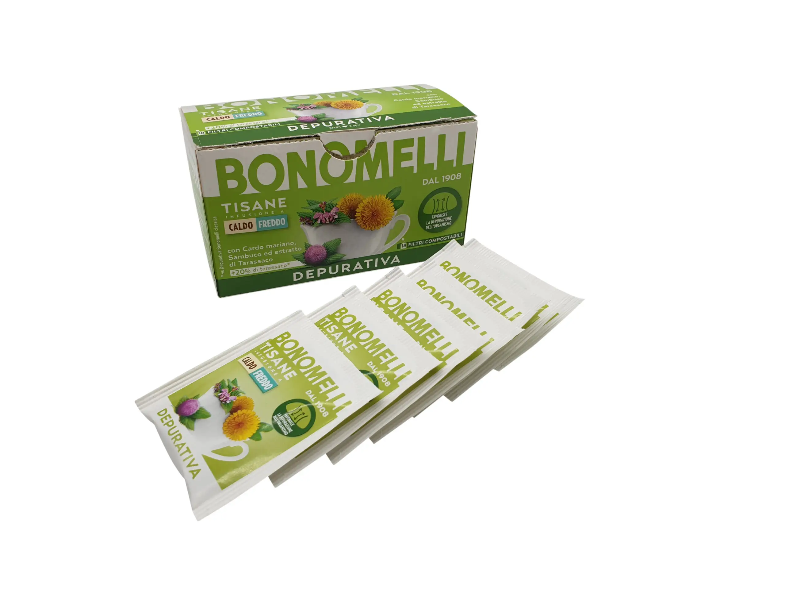 Bonomelli | Camomilla | Bonomelli Depurative Herbal Tea | Tisane | 1.26 Ounce Total Weight - Image 3