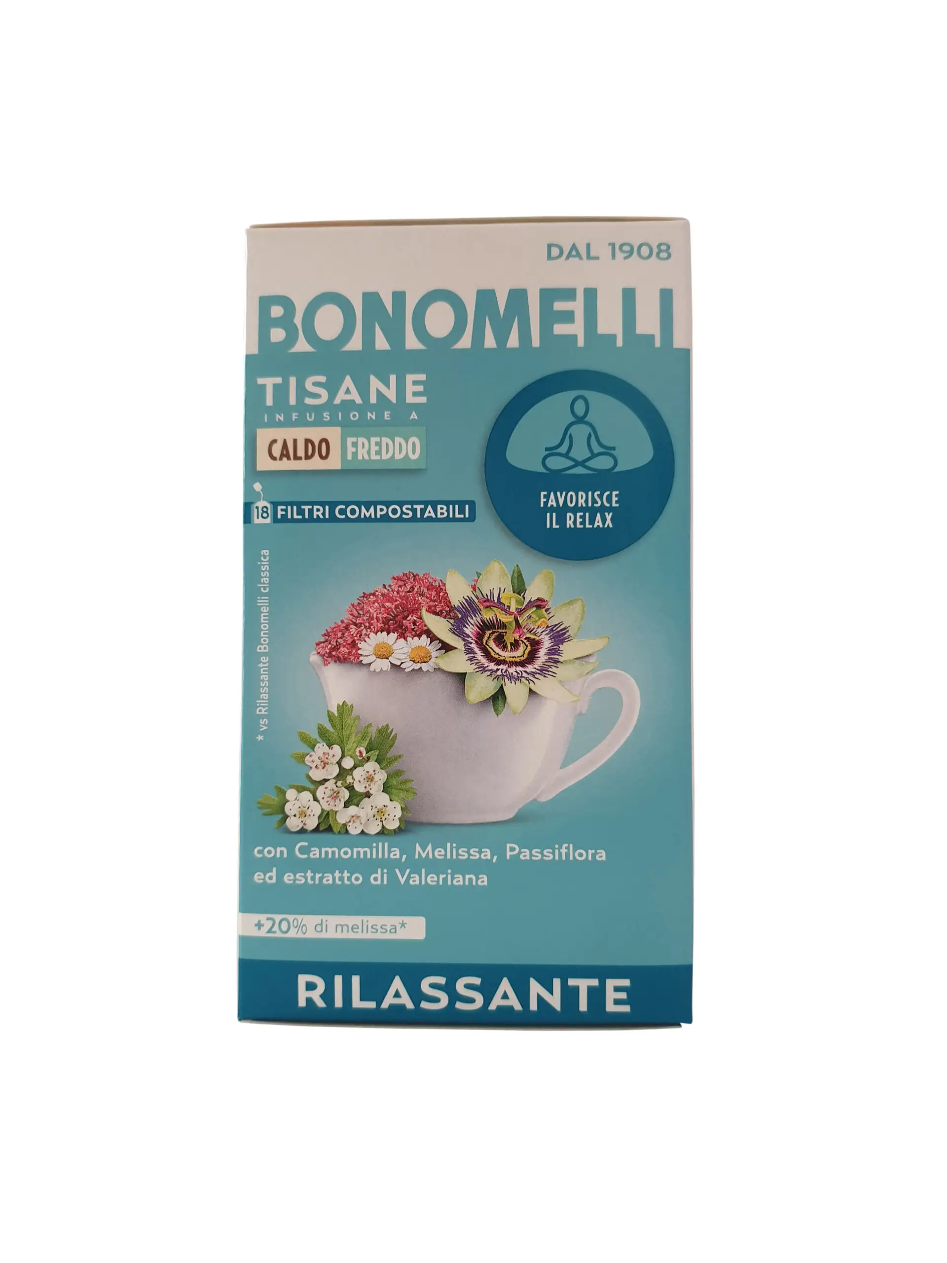 Bonomelli | Camomilla | Bonomelli Relaxing Tisane | Cup Of Calm | 1.26 Ounce Total Weight