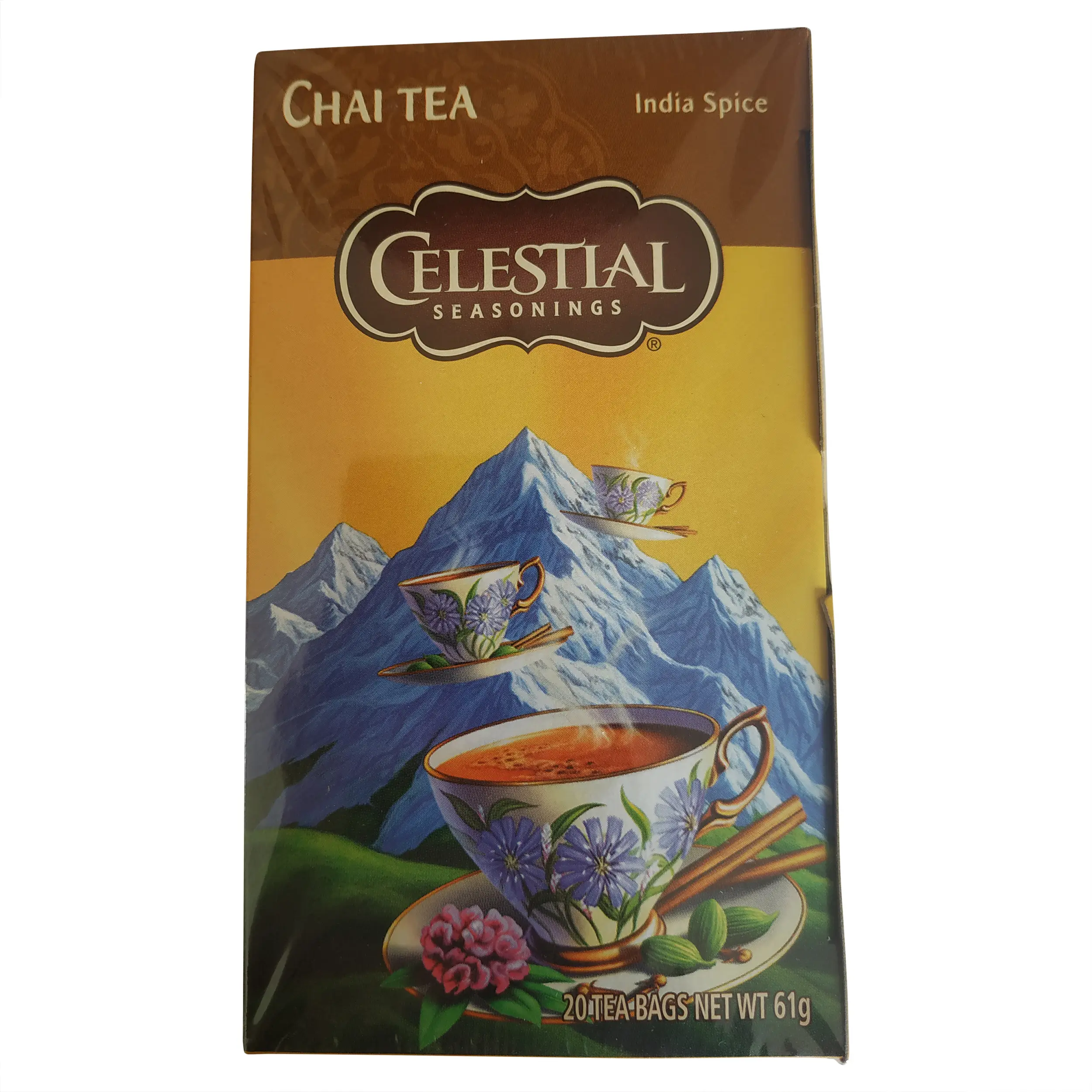 Celestial Tea | Celestial Seasonings Tee | 20 Beutel Celestial Tea mit Gewürzen und Vanille | Celestial Seasonings Chai-Tee | Gesamtgewicht 2,15 Unzen