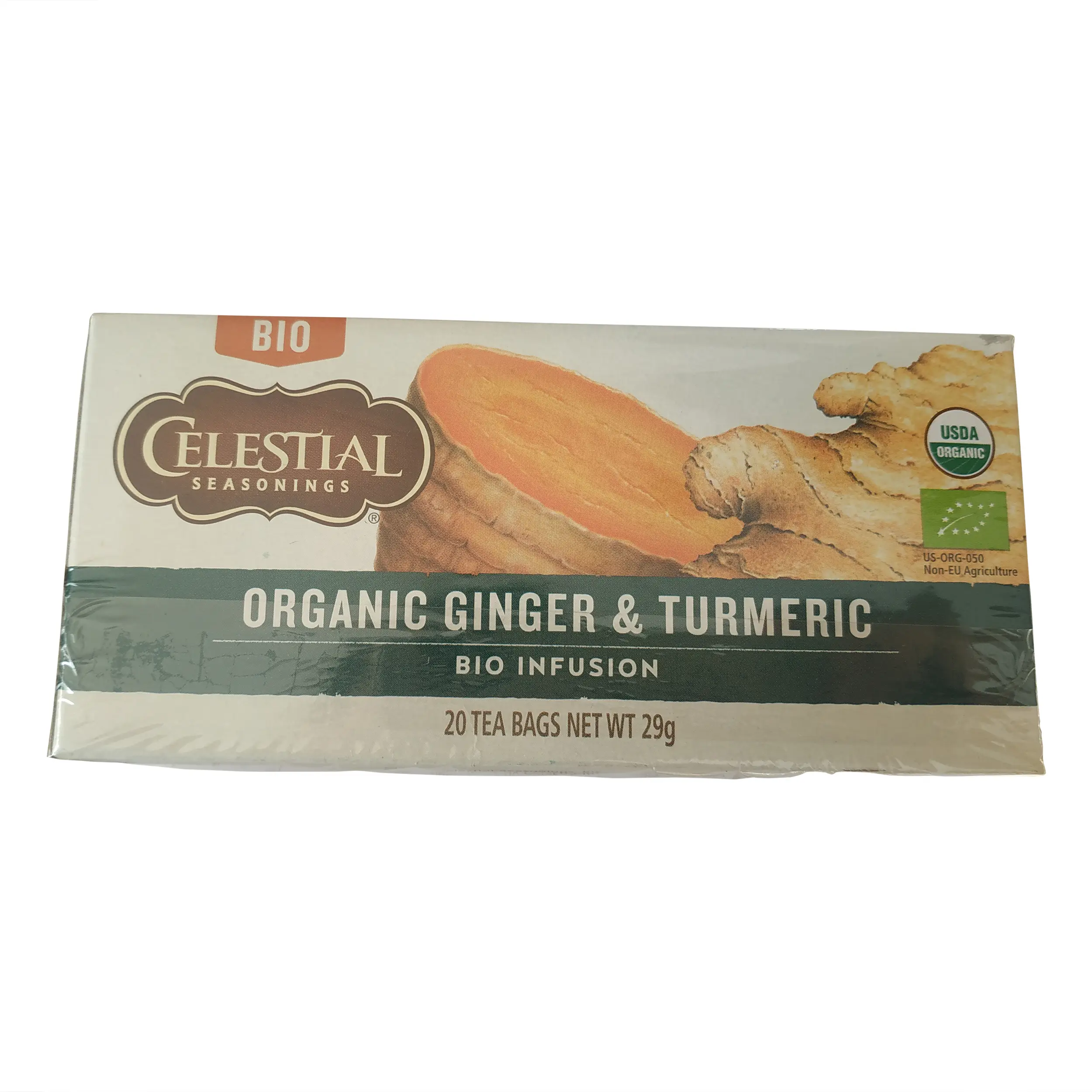 Celestial Tea | Celestial Seasonings Tea | 20 Bags of Celestial Tea with Ginger & Turmeric | Celestial Seasonings  Tea with Ginger & Turmeric | 1.02 Ounce Total Weight - Image 4