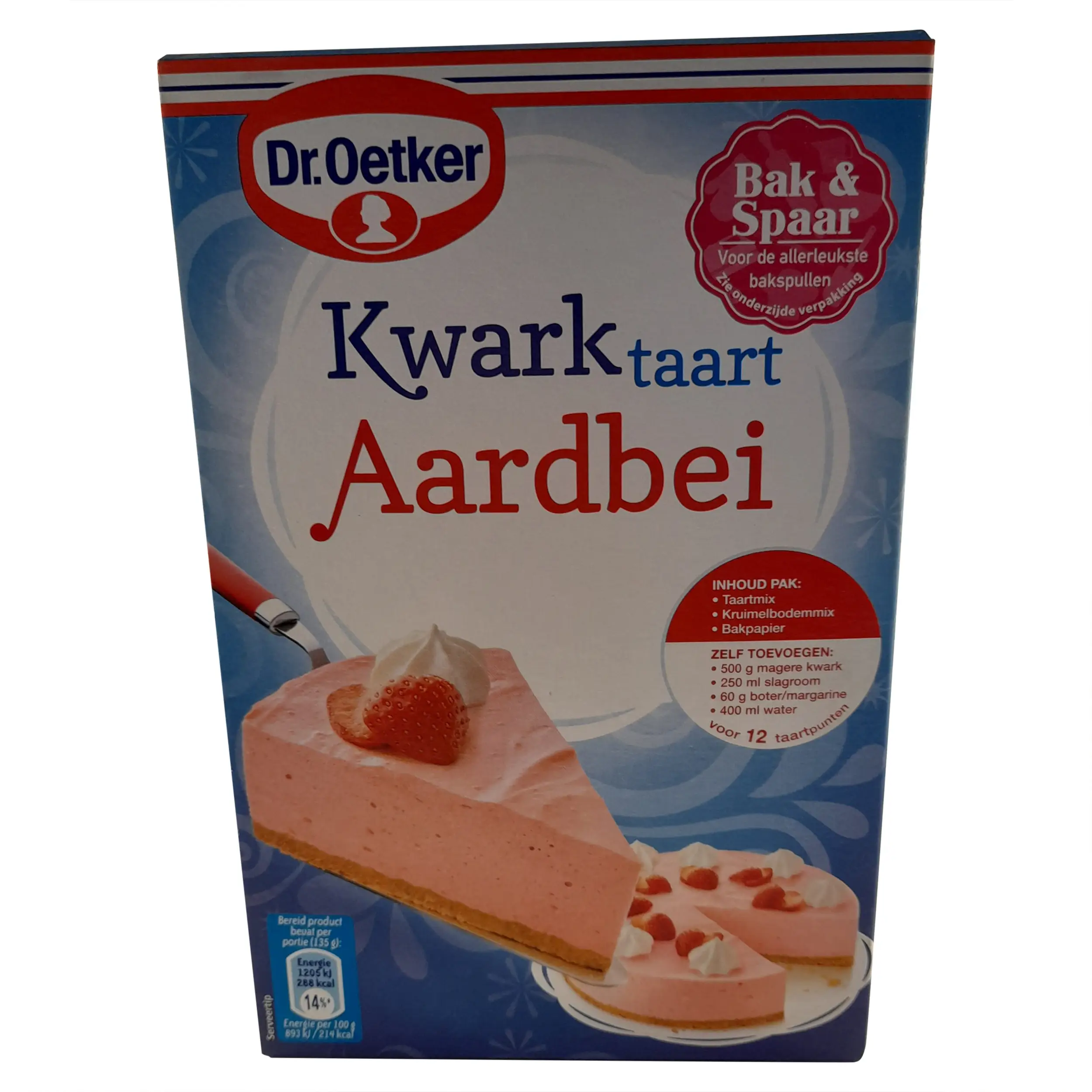 Cakemix | Sabor Cheesecake | Dr.Oetker Cheesecake Strawberry Mix | Misturas para Cheesecake | Peso total de 14,81 onças