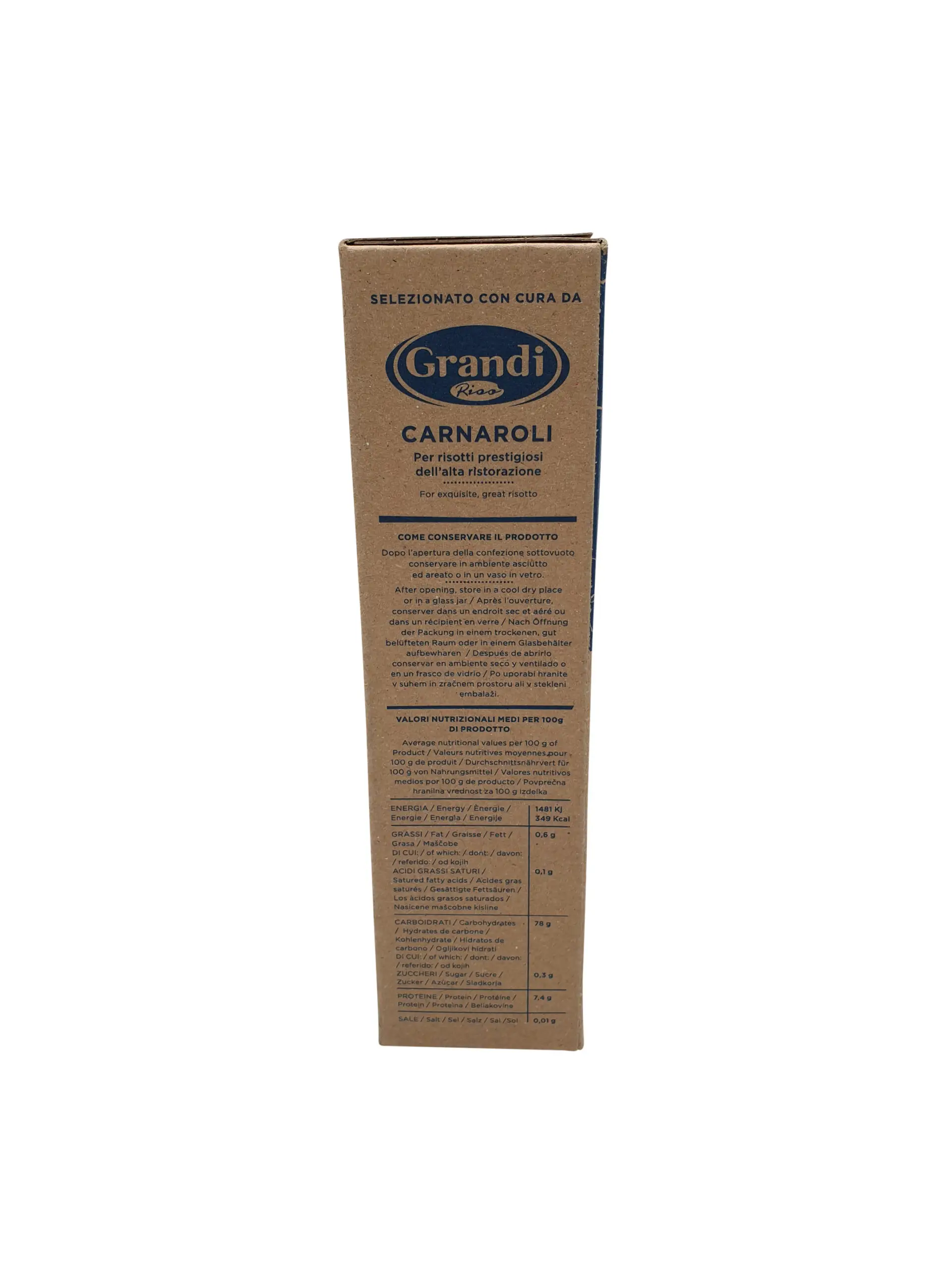 Risotto | Carnaroli | Grandi Riso Carnaroli Rice | Carnaroli Rice | 35.27 Ounce Total Weight - Image 2