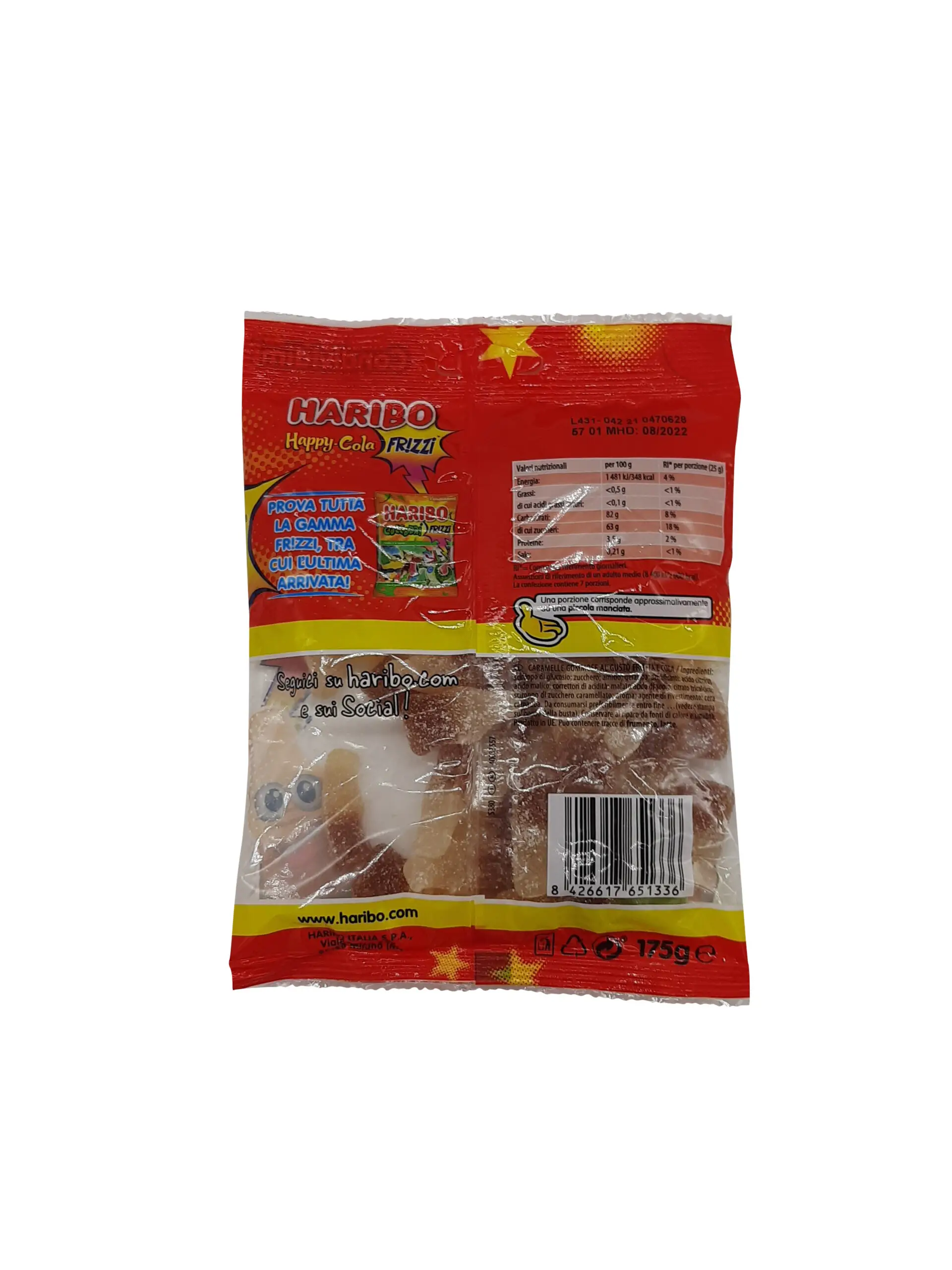 Haribo Cola Bottle | Haribo Cola Fizzy | Haribo Cola Bottle Fizzy Candy | Cola Bottle Gummies | 6.17 Ounce Total Weight - Image 2