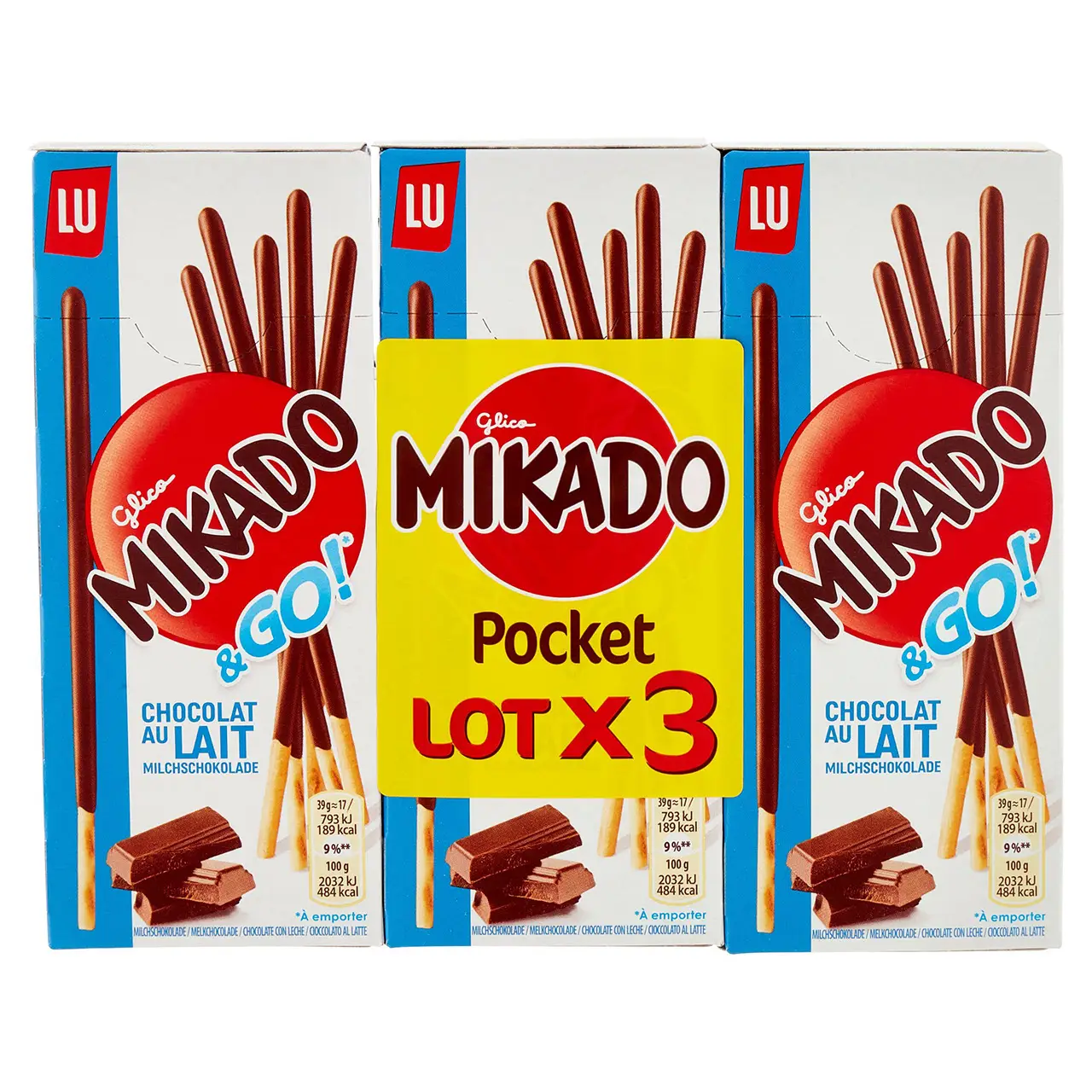 Mikado Chocolate | Mikado Pocket Milk Chocolate | Mikado Cookies | Mikado Biscuits | 4,1 Ounce Total - Image 4