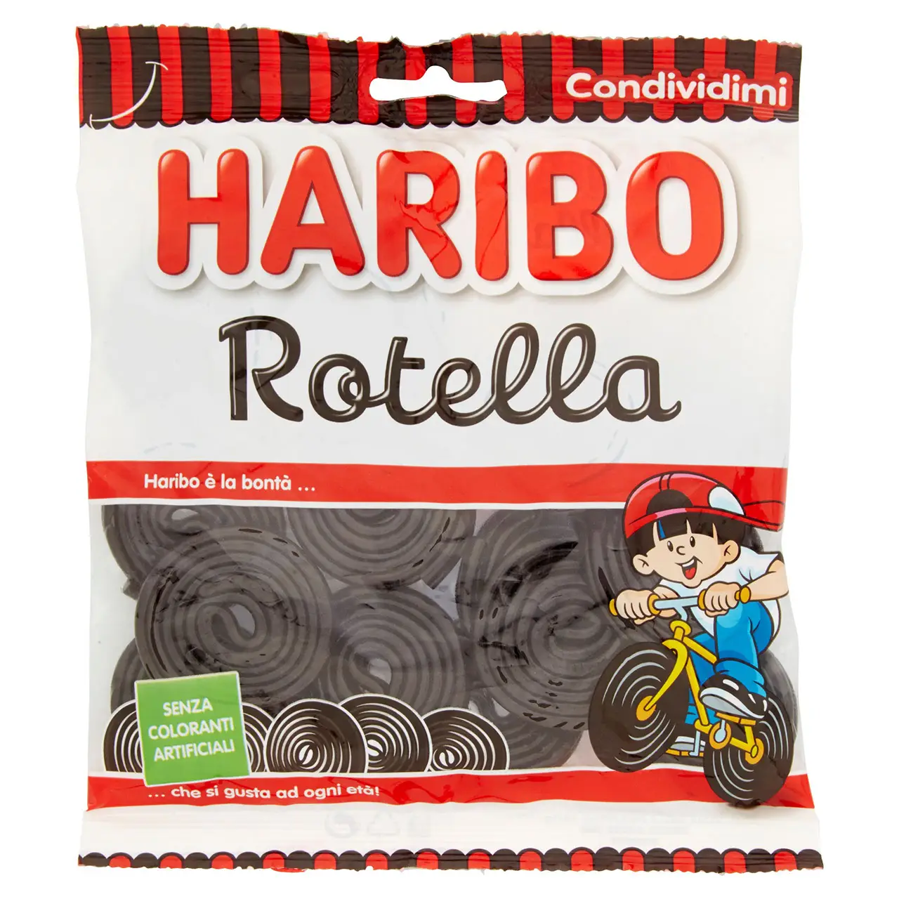 Haribo Candy | Haribo Rotella | Haribo Gummies | Haribo Sweets | 6,1 Ounce Total