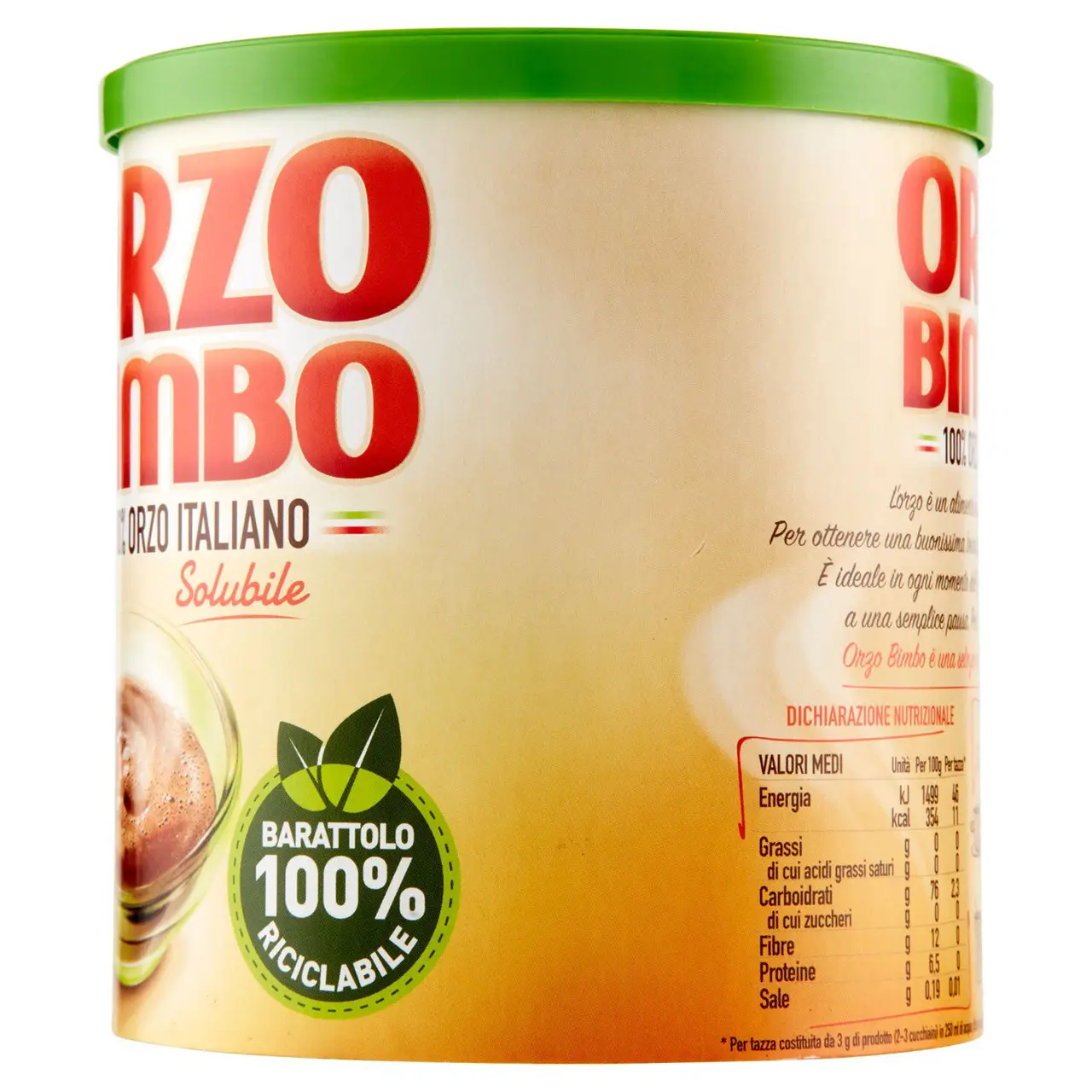 Orzo Bimbo Coffee | Barley Bimbo Soluble | Orzo Bimbo | Orzo Coffee Italian | 4,2 Ounce Total - Image 4