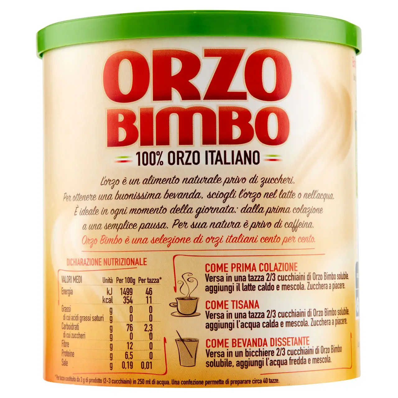 Orzo Bimbo Coffee | Barley Bimbo Soluble | Orzo Bimbo | Orzo Coffee Italian | 4,2 Ounce Total - Image 6