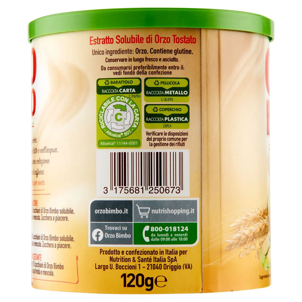 Orzo Bimbo Coffee | Barley Bimbo Soluble | Orzo Bimbo | Orzo Coffee Italian | 4,2 Ounce Total - Image 7