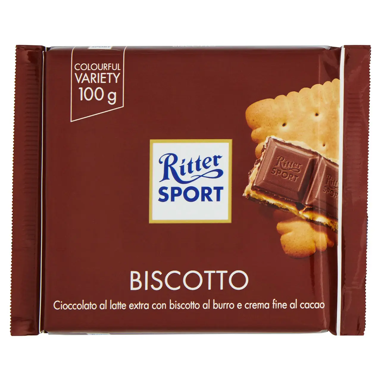 Ritter Sport Chocolate | Ritter Sport Biscuit | Ritter Chocolate Bars | Ritter Sport Chocolate Bars | 3,5 Ounce Total