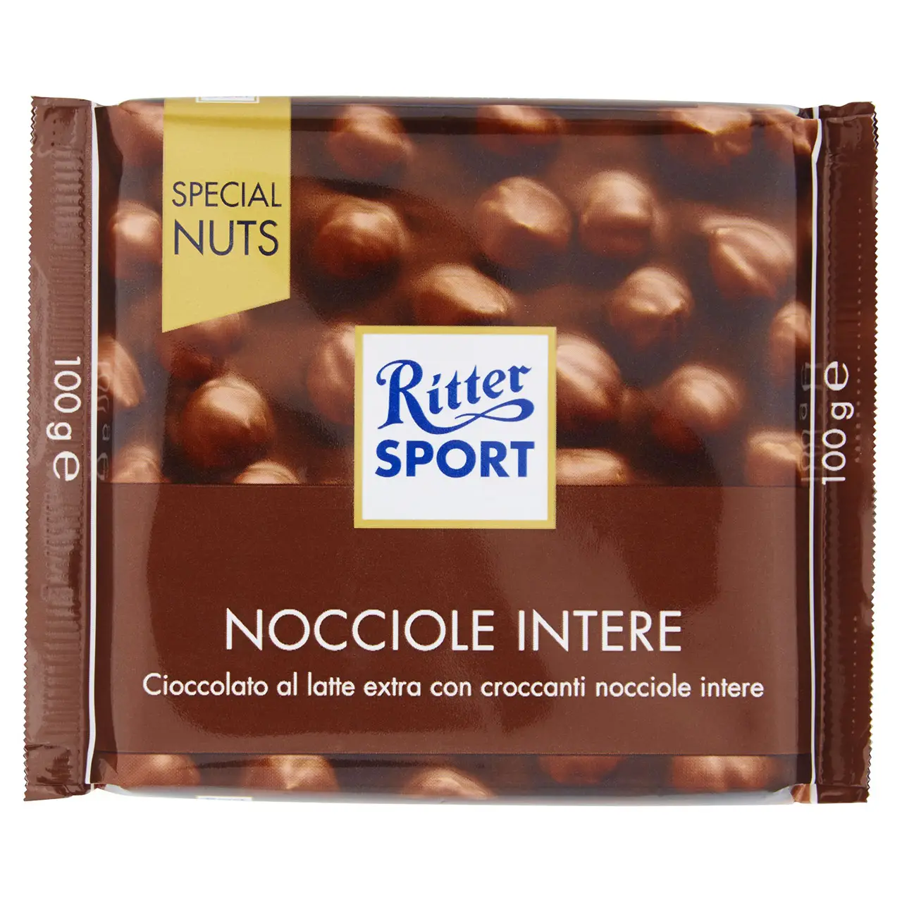 Ritter Sport Chocolate | Ritter Sport Whole Hazelnuts | Ritter Chocolate Bars | Ritter Sport Chocolate Bars | 3,5 Ounce Total